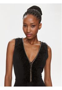 Rinascimento Sukienka koktajlowa CFC0116852003 Czarny Regular Fit. Kolor: czarny. Materiał: syntetyk. Styl: wizytowy
