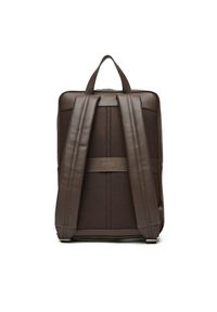 Calvin Klein Plecak Micro Pebble Slim Sq Bp 42 LV04D3005G Brązowy. Kolor: brązowy. Materiał: skóra #3