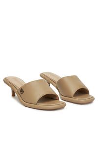 Pinko - PINKO Klapki Tara 01 SD0277 P003 Beżowy. Kolor: beżowy. Materiał: skóra #4