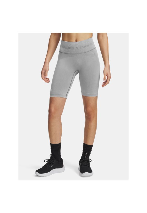 Spodenki krótkie damskie Under Armour Vanish Seamless Washed Short. Kolor: szary. Długość: krótkie