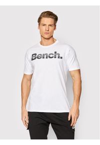Bench T-Shirt Leandro 118985 Biały Regular Fit. Kolor: biały. Materiał: bawełna