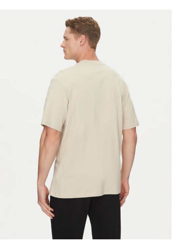 Guess T-Shirt Z5RI10 I3Z14 Écru Regular Fit. Materiał: bawełna