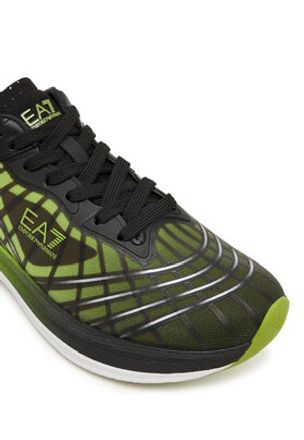 EA7 Emporio Armani Sneakersy X8X243 XK440 MC163 Czarny. Kolor: czarny. Materiał: materiał