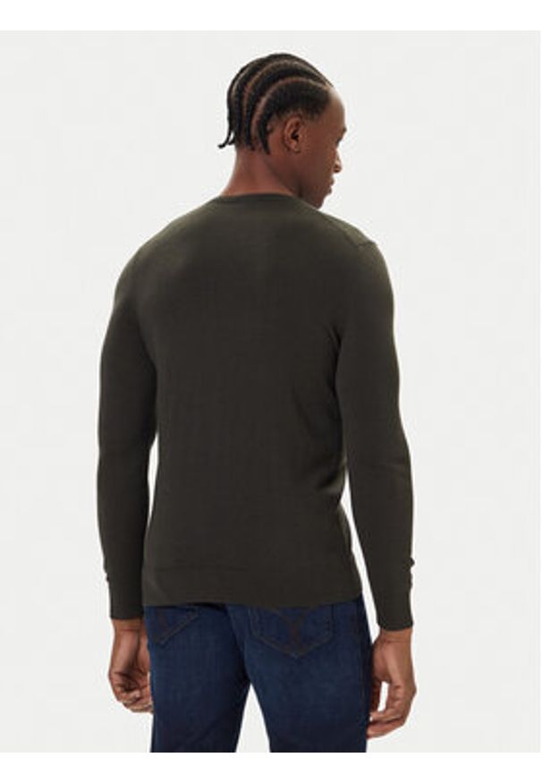 JOOP! Sweter 17 JK-01Denny 30032601 Zielony Modern Fit. Kolor: zielony. Materiał: wełna