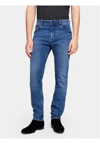 Sisley Jeansy 4MQBSE00O Niebieski Slim Fit. Kolor: niebieski