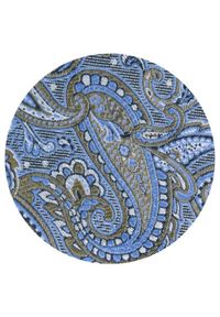 Męski Krawat - Chattier - Odcienie Niebieskiego, Wzór Paisley. Kolor: niebieski. Materiał: tkanina. Wzór: paisley. Styl: elegancki, klasyczny, wizytowy #4