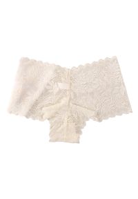 Intica - Szorty z koronki z elastycznym pasem na co dzień i specjalne okazje Kaye. Kolor: biały. Materiał: koronka. Wzór: koronka