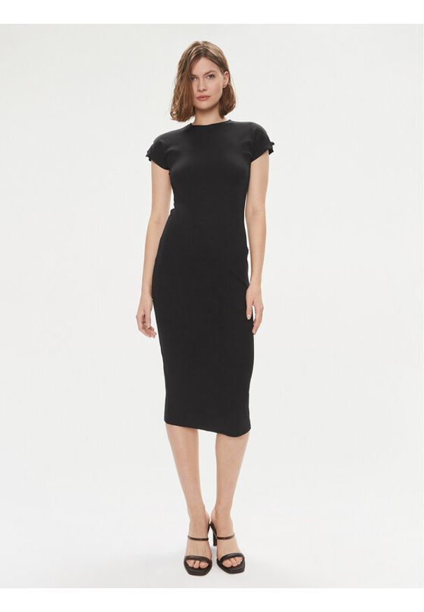 Calvin Klein Sukienka letnia Q-Nova K20K206537 Czarny Slim Fit. Kolor: czarny. Materiał: syntetyk. Sezon: lato