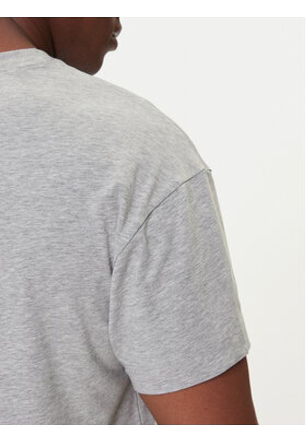 Hugo - HUGO T-Shirt Laze 50525236 Szary Relaxed Fit. Kolor: szary. Materiał: bawełna