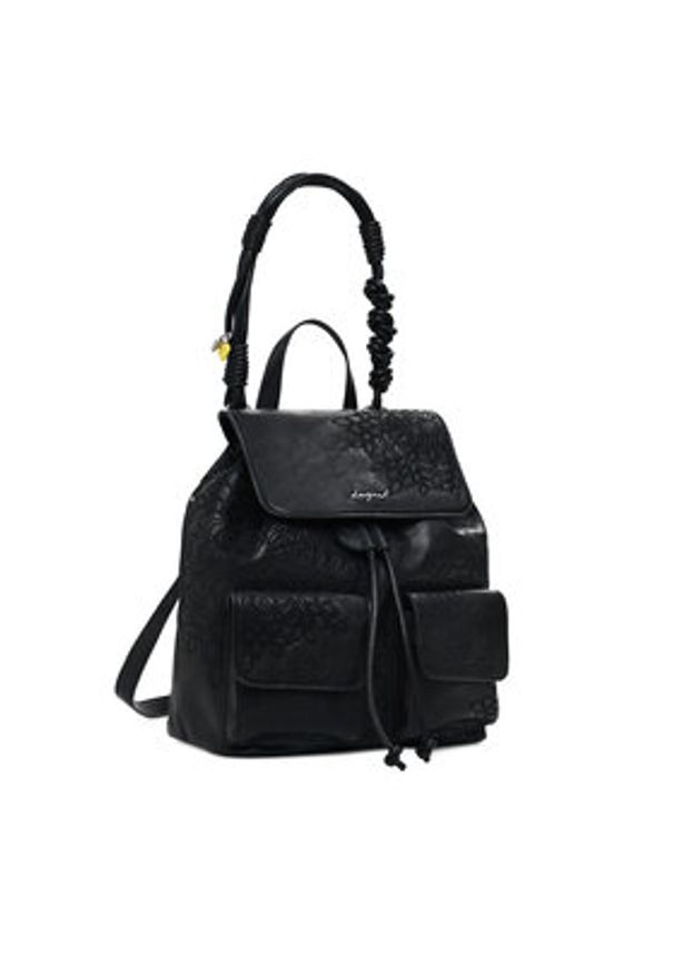 Desigual Plecak 26SAKP35 Czarny. Kolor: czarny. Materiał: materiał