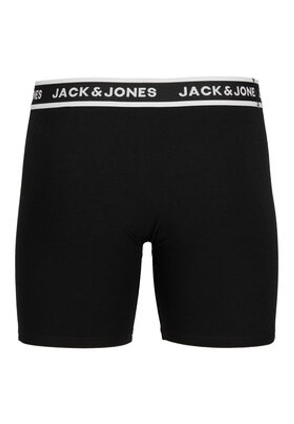 Jack & Jones - Jack&Jones Komplet 3 par bokserek 12229576 Czarny. Kolor: czarny. Materiał: bawełna