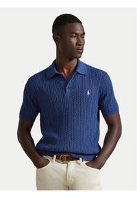 Polo Ralph Lauren Polo 710B13893001 Granatowy Regular Fit. Typ kołnierza: polo. Kolor: niebieski. Materiał: bawełna #1