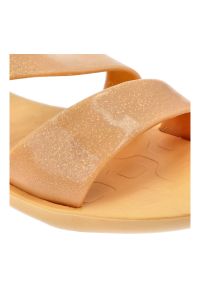 Pomarańczowe Sandały Ipanema Modne Wodoodporne Obuwie Damskie. Okazja: na spacer, na plażę, na co dzień. Zapięcie: pasek. Kolor: pomarańczowy. Materiał: tworzywo sztuczne, materiał. Wzór: paski. Sezon: lato. Styl: casual #5