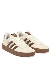 Adidas - adidas Sneakersy Vl Court 3.0 Shoes KI4575 Beżowy jasny. Kolor: beżowy. Materiał: skóra #5