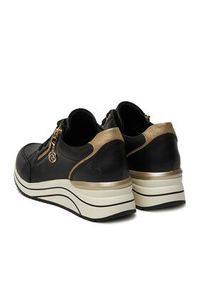 Remonte Sneakersy D0T03-01 Czarny. Kolor: czarny. Materiał: skóra #3