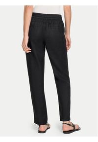 Olsen Spodnie materiałowe 14002162 Czarny Regular Fit. Kolor: czarny. Materiał: len #5