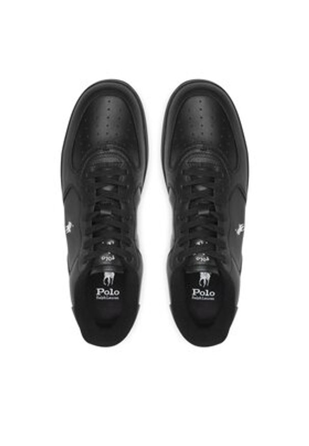 Polo Ralph Lauren Sneakersy Masters Crt 809891791002 Czarny. Kolor: czarny. Materiał: skóra