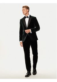 BOSS - Boss Spodnie garniturowe H-Genius-Tux-244 50527948 Czarny Slim Fit. Kolor: czarny. Materiał: bawełna