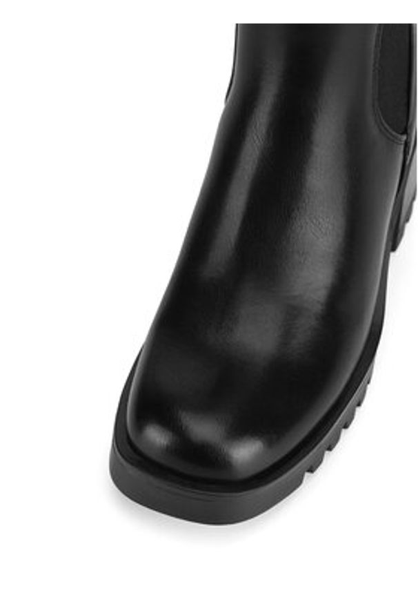 Jenny Fairy Sztyblety WYL3917-1 Czarny. Kolor: czarny. Materiał: skóra