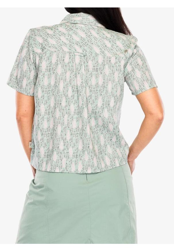 ROYAL ROBBINS - Koszula turystyczna damska Royal Robbins Camino Pucker S/S. Kolor: zielony