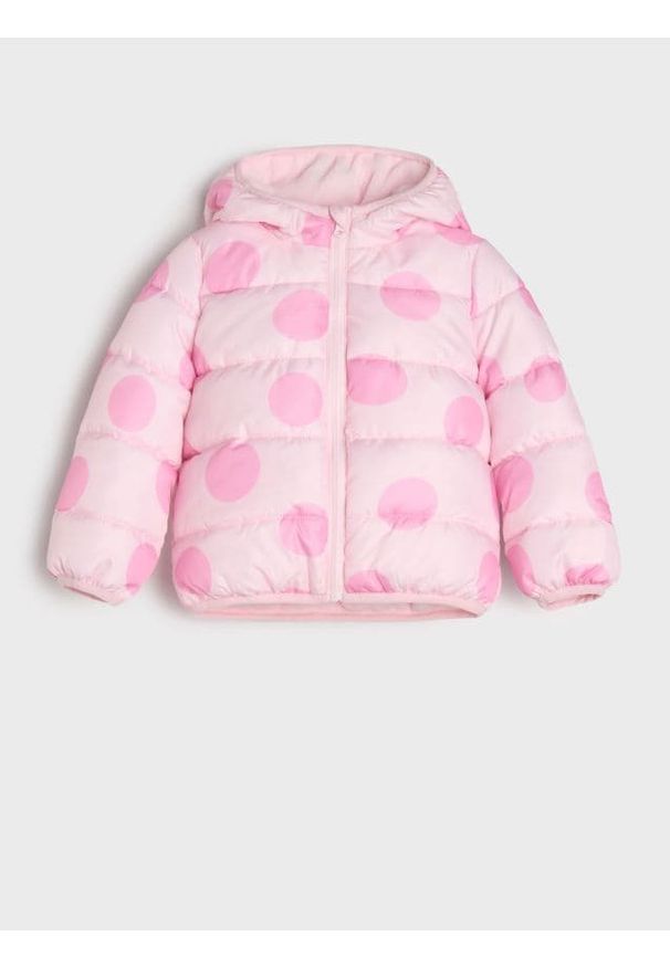 Sinsay - Kurtka pikowana - różowy. Kolor: różowy
