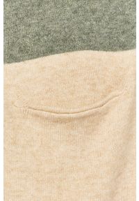 only - Only - Sweter. Kolor: zielony. Materiał: materiał, wiskoza, dzianina, nylon, poliester. Wzór: gładki #4