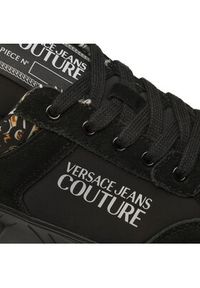 Versace Jeans Couture Sneakersy 73YA3SC1 Czarny. Kolor: czarny. Materiał: skóra, zamsz #3