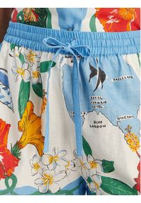 Seafolly Szorty materiałowe Viva Vacation 55669-SH Błękitny Regular Fit. Kolor: niebieski. Materiał: wiskoza #2