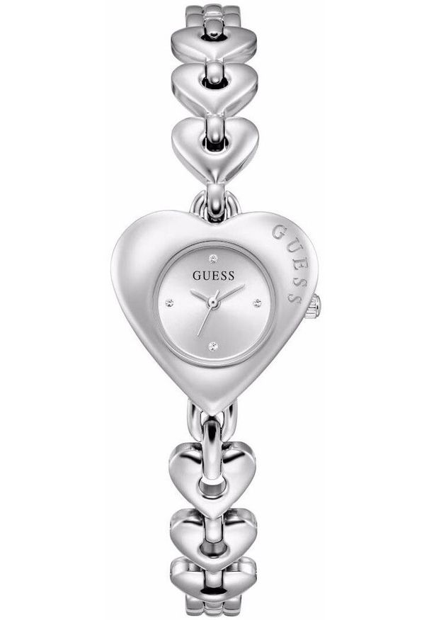 Zegarek damski Guess GW0992L1 CYRKONIE srebrny. Kolor: srebrny