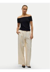 Vero Moda Bluzka Panda 10325598 Czarny Regular Fit. Kolor: czarny. Materiał: bawełna #5