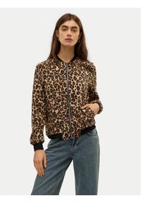 Vero Moda Kurtka bomber Coco 10250707 Brązowy Regular Fit. Kolor: brązowy. Materiał: syntetyk #1