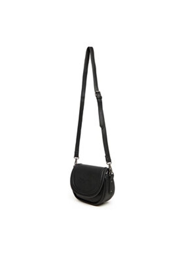 Pepe Jeans Torebka Crisha Code PL0300006 Czarny. Kolor: czarny. Materiał: skórzane