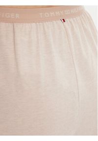 TOMMY HILFIGER - Tommy Hilfiger Spodnie piżamowe UW0UW05776 Beżowy Relaxed Fit. Kolor: beżowy. Materiał: bawełna