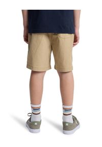 Quiksilver - Spodenki z elastyczną talią dla Chłopcy TAXER YOUTH 15". Kolor: beżowy. Materiał: bawełna, elastan, materiał. Długość: krótkie. Sezon: lato