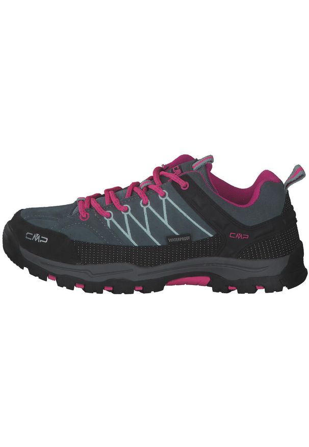 Buty dziecięce CMP Rigel Low Wp. Kolor: szary, wielokolorowy, zielony. Sport: turystyka piesza