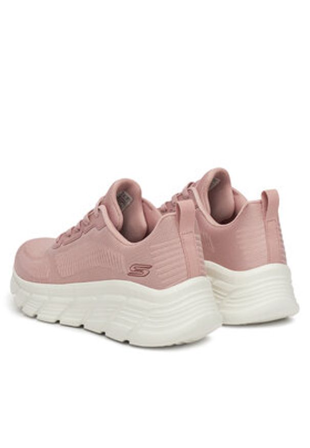 skechers - Skechers Sneakersy BOBS B FLEX HI 117385 BLSH Różowy. Kolor: różowy. Materiał: materiał