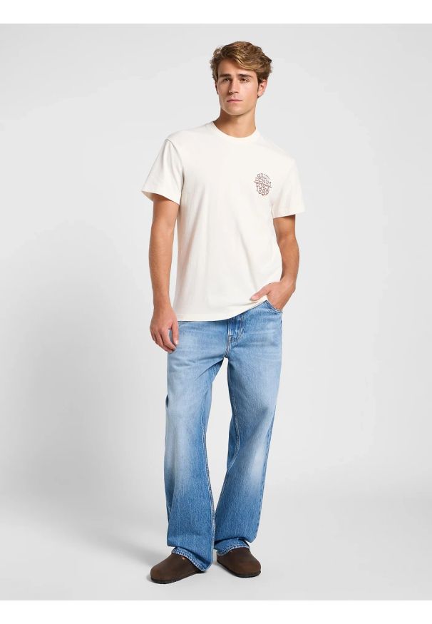 Lee - MESKA KOSZULKA LEE RELAXED TEE ECRU 112364544