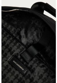 Karl Lagerfeld - Plecak. Kolor: czarny. Materiał: materiał, poliamid. Wzór: aplikacja. Styl: klasyczny #5