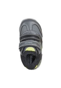 Geox - Buty dziecięce. Nosek buta: okrągły. Zapięcie: rzepy. Kolor: szary. Materiał: guma #3