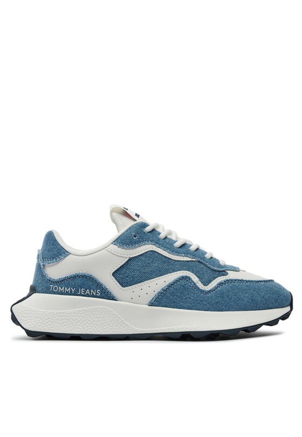 Tommy Jeans Sneakersy Tjw Retro Runner Denim EN0EN02655 Niebieski. Kolor: niebieski. Materiał: denim