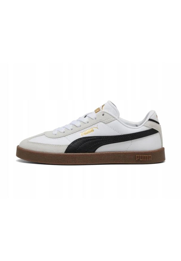 Puma - Buty na co dzień damskie PUMA CLUB II skóra. Okazja: na co dzień. Kolor: czarny, biały, wielokolorowy. Materiał: materiał, syntetyk