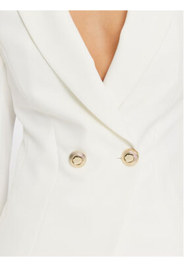 Rinascimento Marynarka CFC0119980003 Biały Regular Fit. Kolor: biały. Materiał: syntetyk