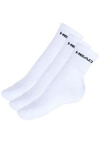 Head - Krótkie Białe Skarpetki Unisex - 3 Pary, Rozmiar 43-46. Kolor: biały. Materiał: poliester, elastan, poliamid, bawełna