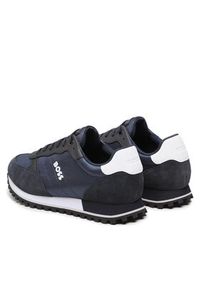 BOSS - Boss Sneakersy Parkour-L Runn 50498133 Granatowy. Kolor: niebieski. Materiał: materiał #6