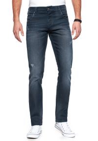 Mustang - JEANSY MĘSKIE MUSTANG Chicago Tapered DENIM BLACK 1006669 4000 884 #8