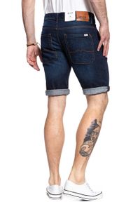 Mustang - SPODENKI MĘSKIE MUSTANG 5 POCKET SHORT SUPER DARK 1007104 5000 942. Materiał: jeans #3