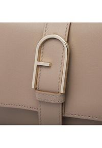Furla Torebka Flow WB00996-BX2045-1257S-1007 Beżowy. Kolor: beżowy. Materiał: skórzane