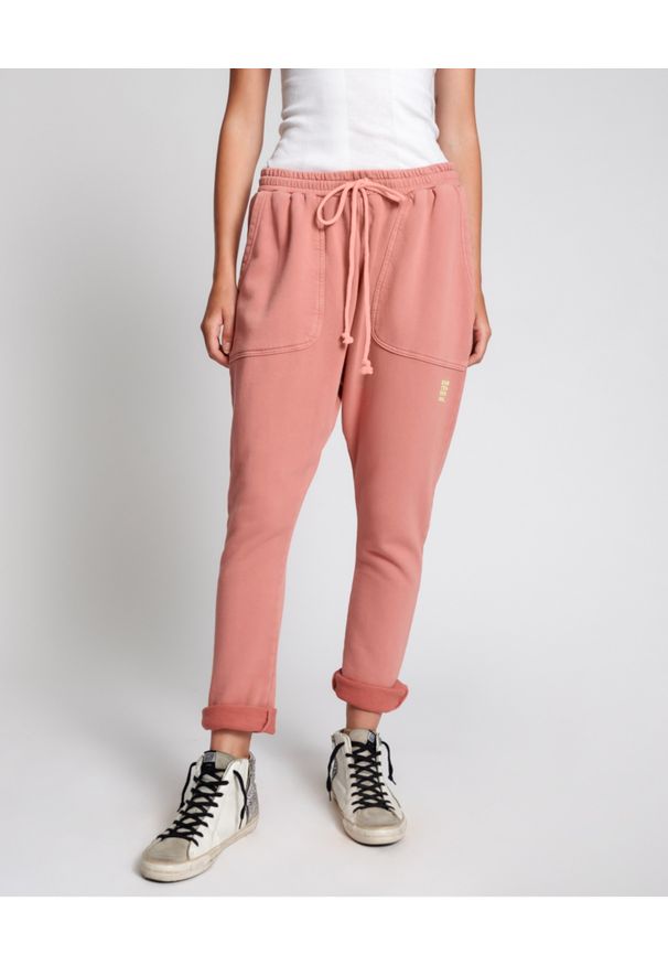 ONETEASPOON - Spodnie dresowe Wornk Pink. Kolor: różowy, wielokolorowy, fioletowy. Materiał: dresówka. Wzór: nadruk
