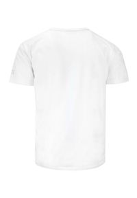 Pako Jeans - T-shirt Bawełniany z Guzikami przy Kołnierzyku, Biały bez Nadruku, Krótki Rękaw -PAKO JEANS. Okazja: na co dzień. Kolor: biały. Materiał: bawełna. Długość rękawa: krótki rękaw. Długość: krótkie. Styl: casual #2