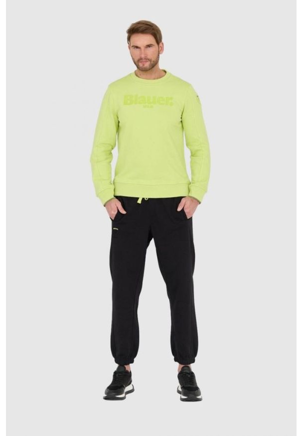 Blauer USA - BLAUER Zielona bluza. Kolor: zielony